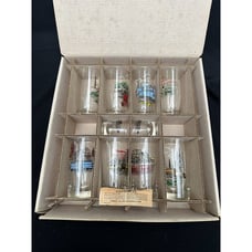 1950s Libbey TRAILMOBILE Truck Moving Trucking Promo DRINKING Glass Set In Box