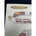 1950s Libbey TRAILMOBILE Truck Moving Trucking Promo DRINKING Glass Set In Box