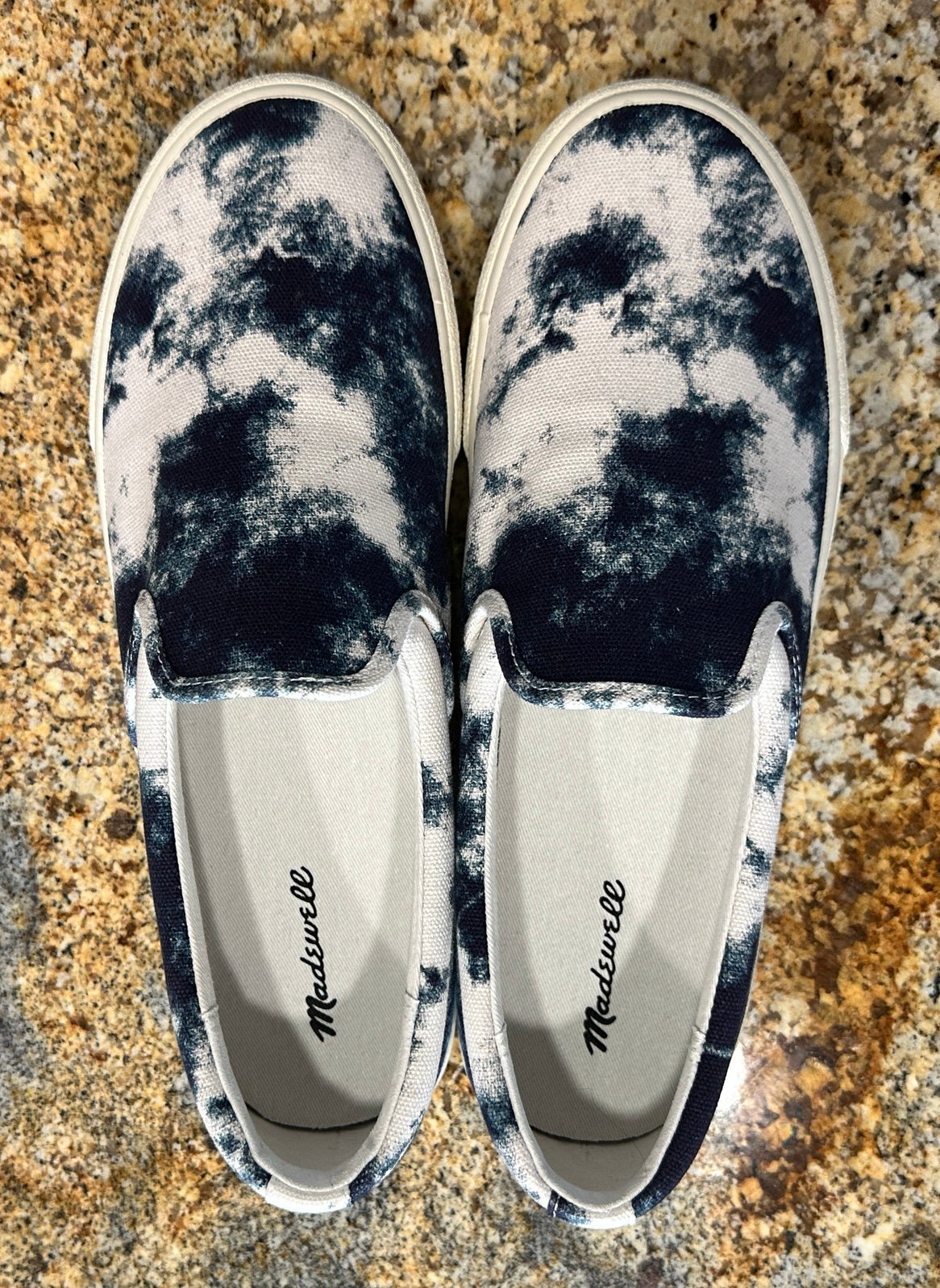 Madewell Sidewalk Slip-On Sneakers in Tie-Dyed Recycled Canvas (BNNU no box))