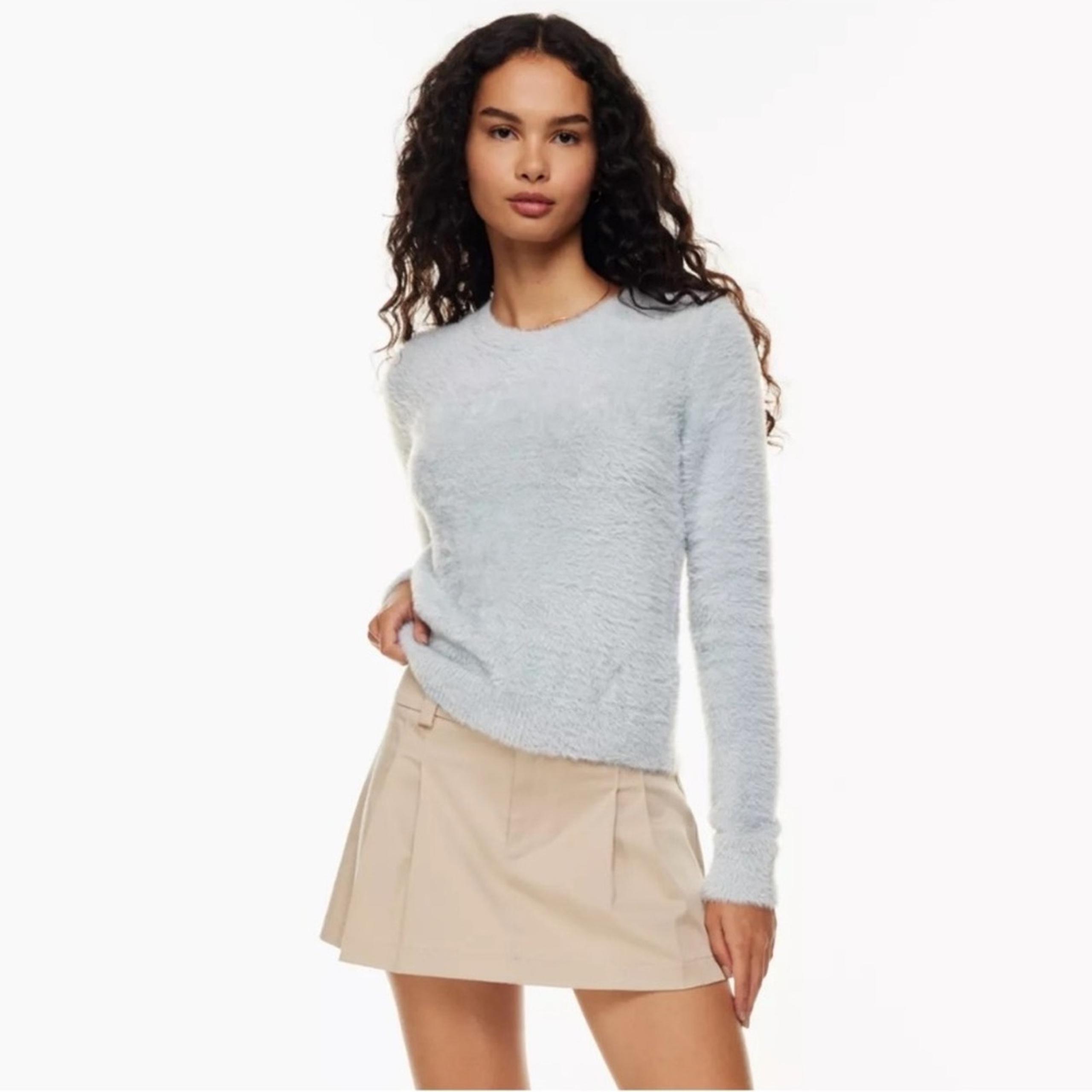 Aritzia Sunday Best Riley Kitten Fuzzy Sweater Size XS