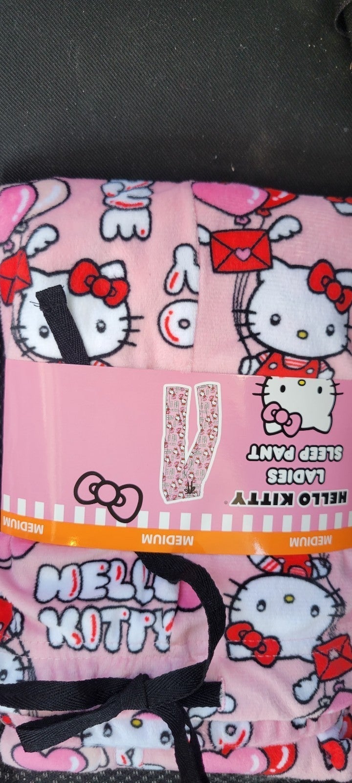 Hello Kitty PJ Pants Valentines 2023 Size Medium