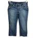 Silver Jeans Co Suki Surplus Capri Women's Blue Stretch Denim Size 29