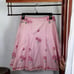 Cynthia By Cynthia Steffe Womens 2 Pink Embroidered Pleated Skirt