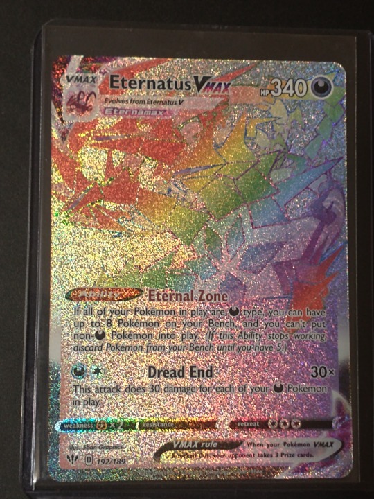 Eternatus Super Rare Pokemon Card