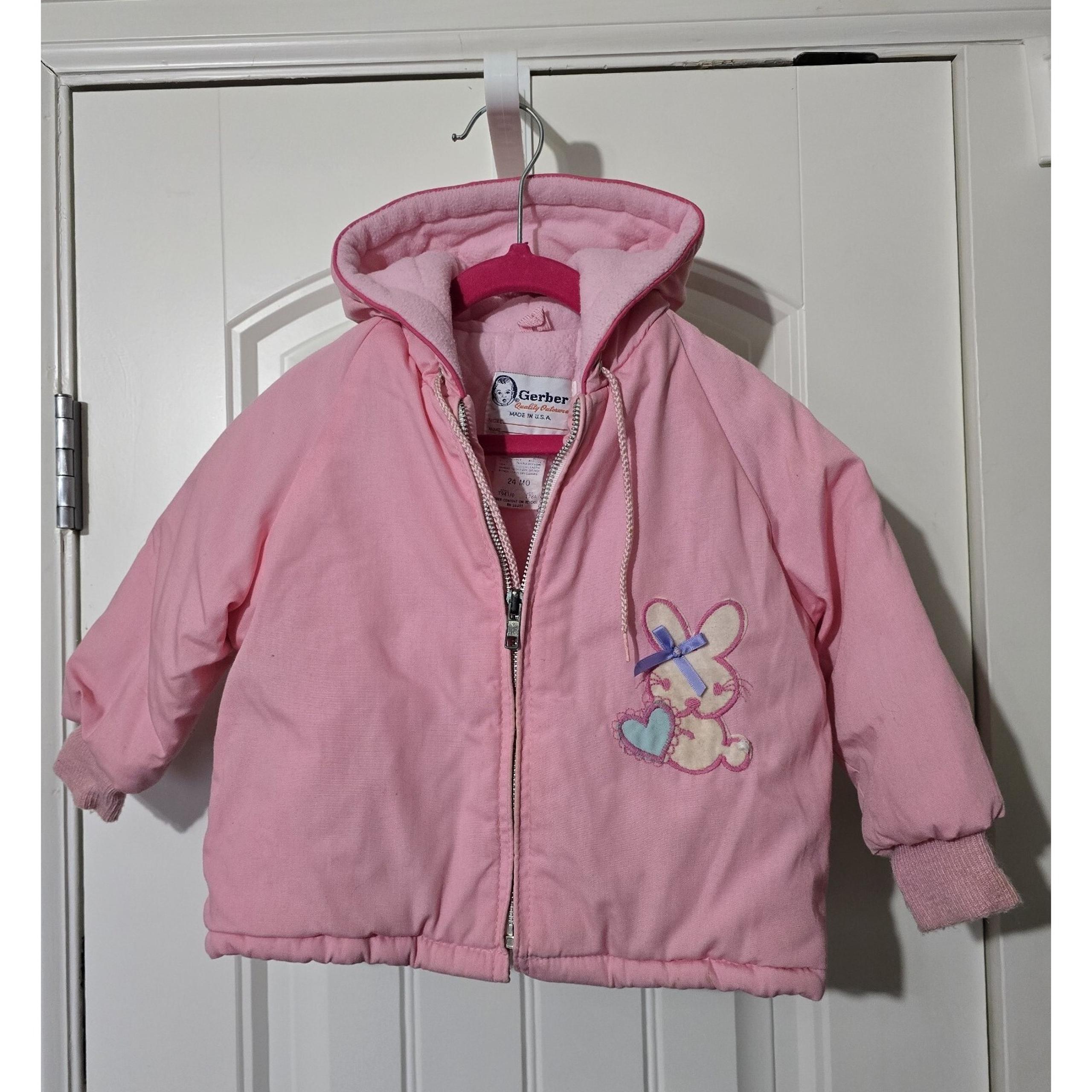 Vintage Gerber Pink Coat Great Condition Size 24 Month
