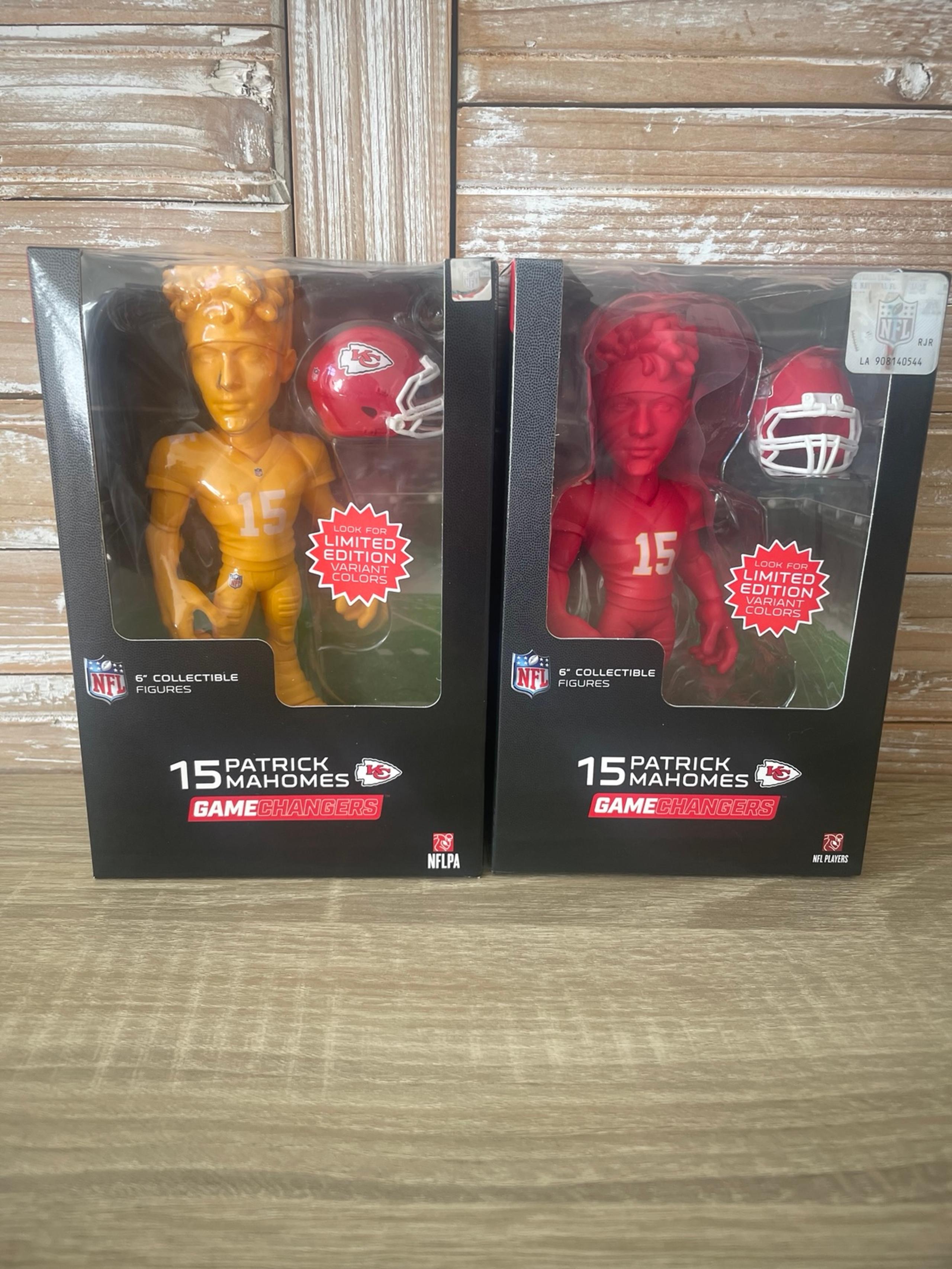 NEW! NFL Game Changers Kelce Mahomes Variant Chase 6" Action Figures Yellow Red