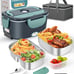 Heated Lunch Box for Car Truck Work Stainless Heater 80W