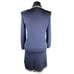 St. John collection vintage navy white trim knit skirt suit set jacket 4 classic