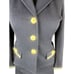St. John collection vintage navy white trim knit skirt suit set jacket 4 classic