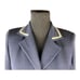 St. John collection vintage navy white trim knit skirt suit set jacket 4 classic