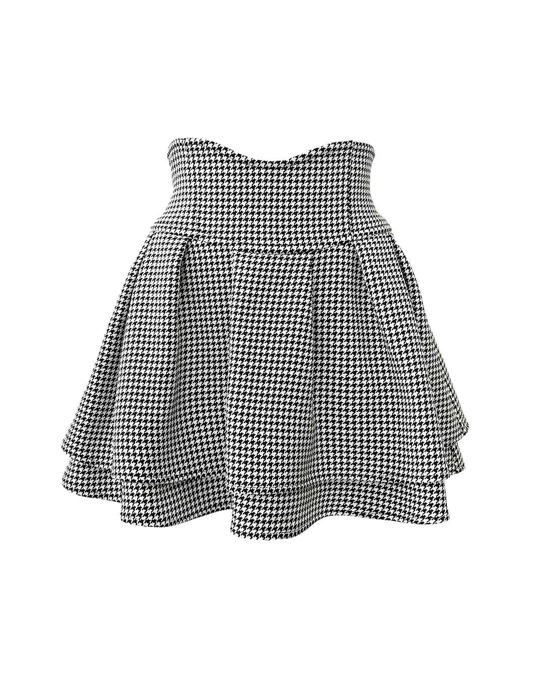 Michell Macaron Beautiful Legs Skirt with inner pants