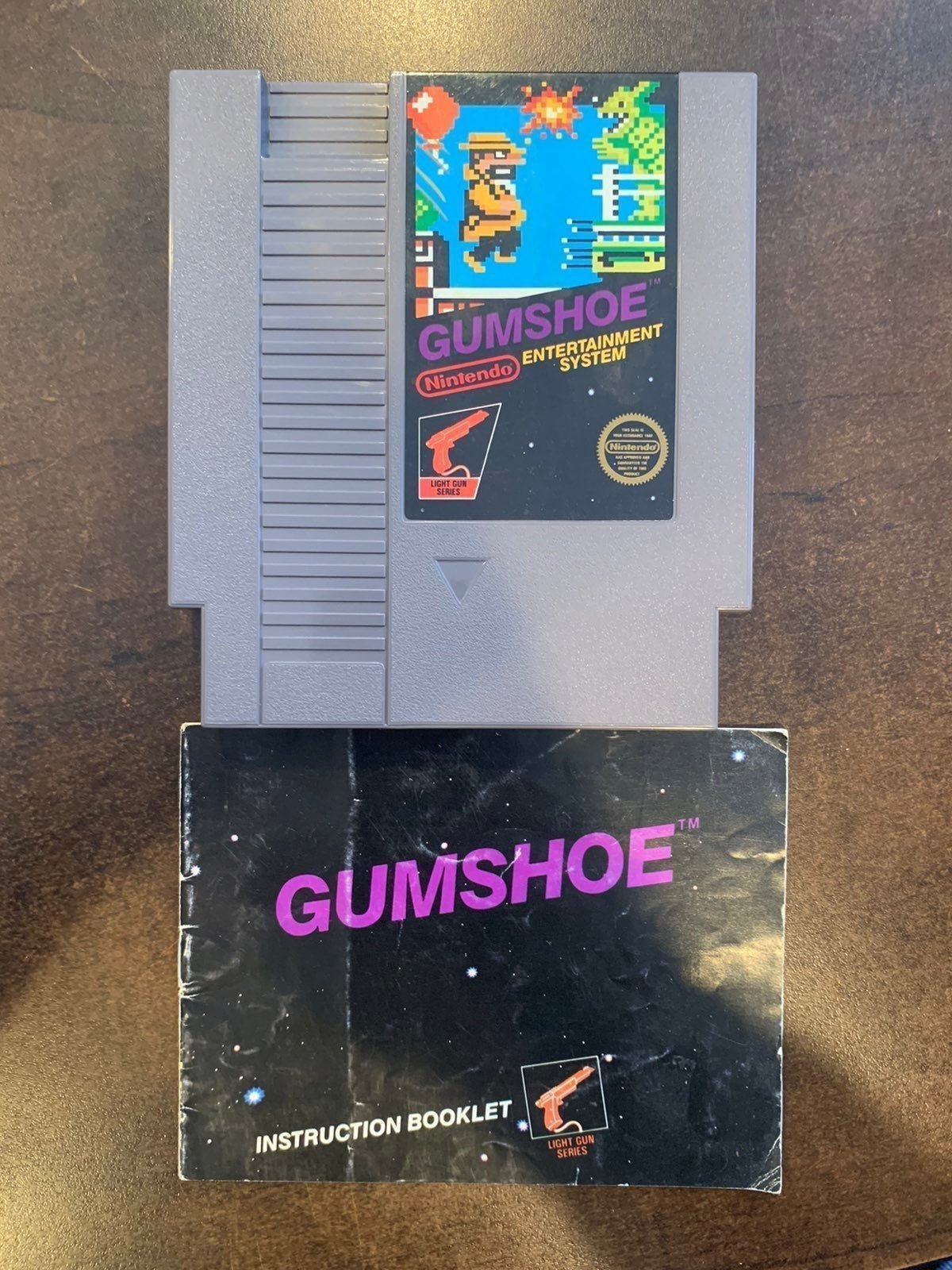 Gumshoe 5 Screw with Instruction Manual Nintendo Nes - FREE SHIPPING