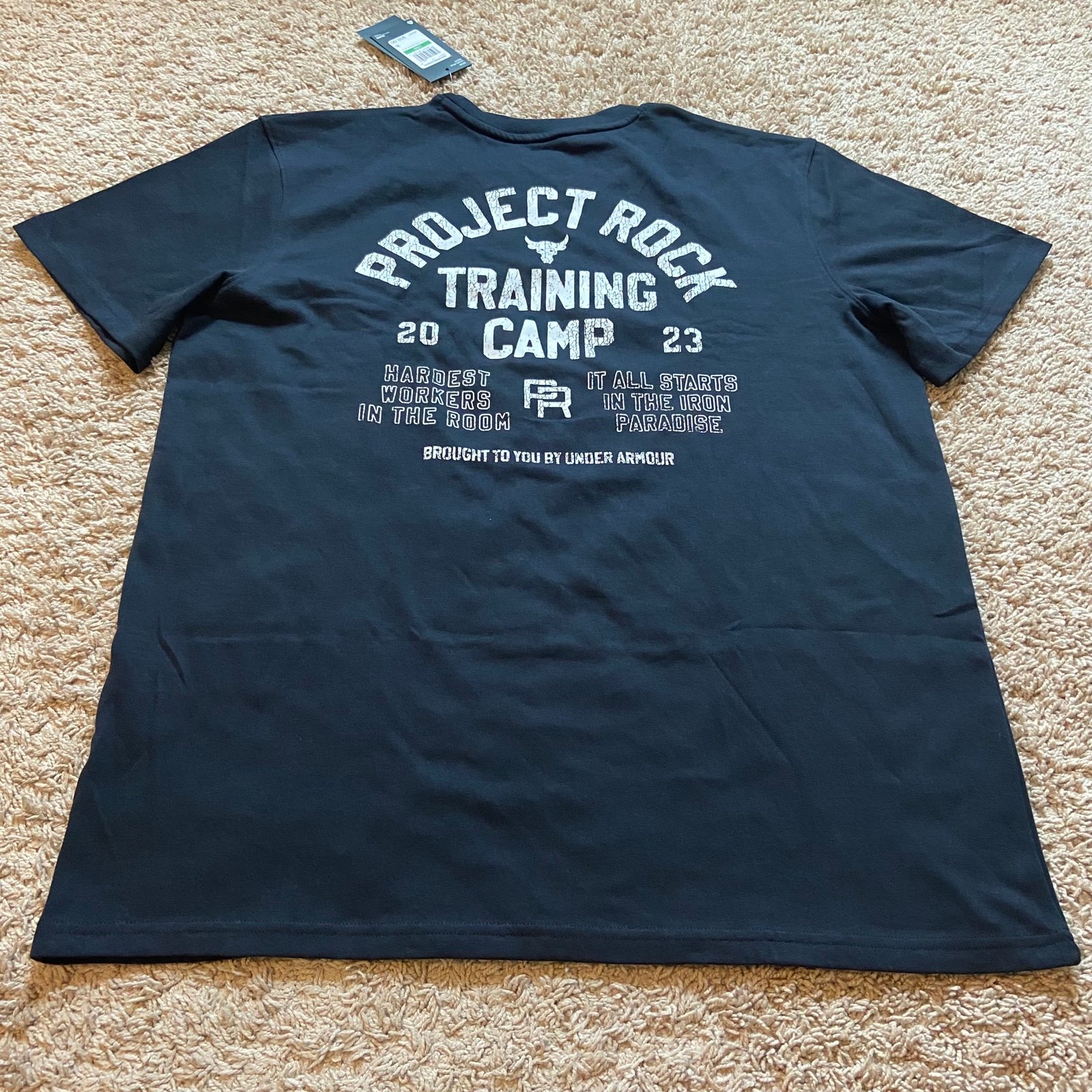 Men’s Under Armour Project Rock Training Heavyweight Short Sleeve T-Shirt