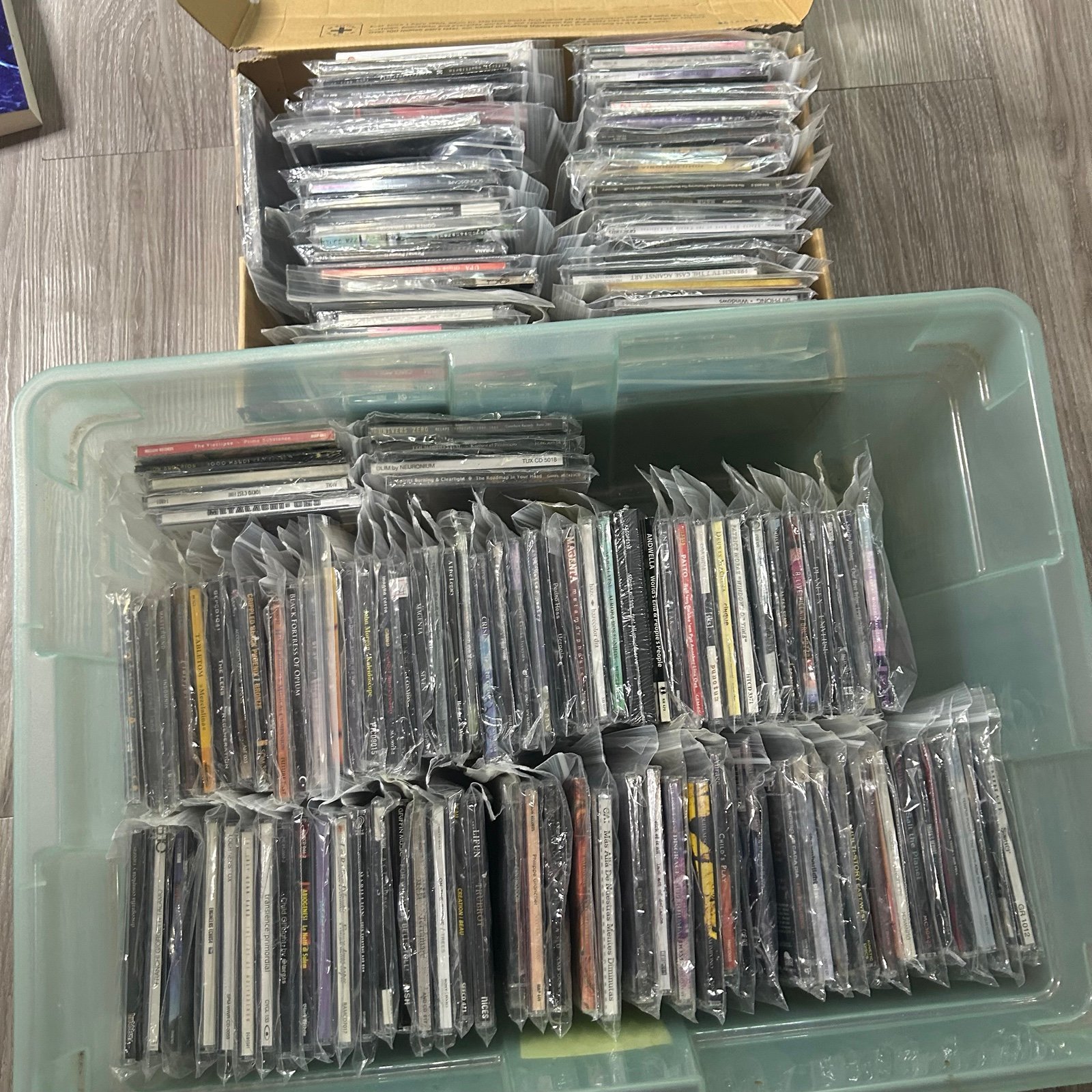 Huge prog cd lot 120+ cds very rate popcuptree tool pink floyd