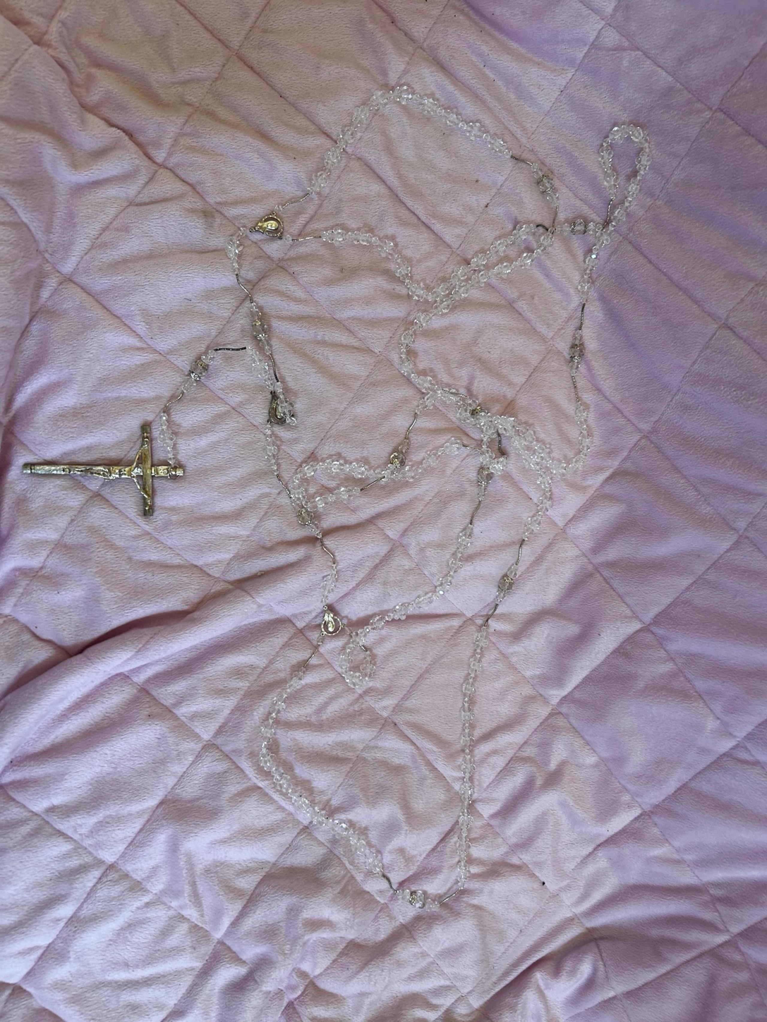 Wedding rosary lazo