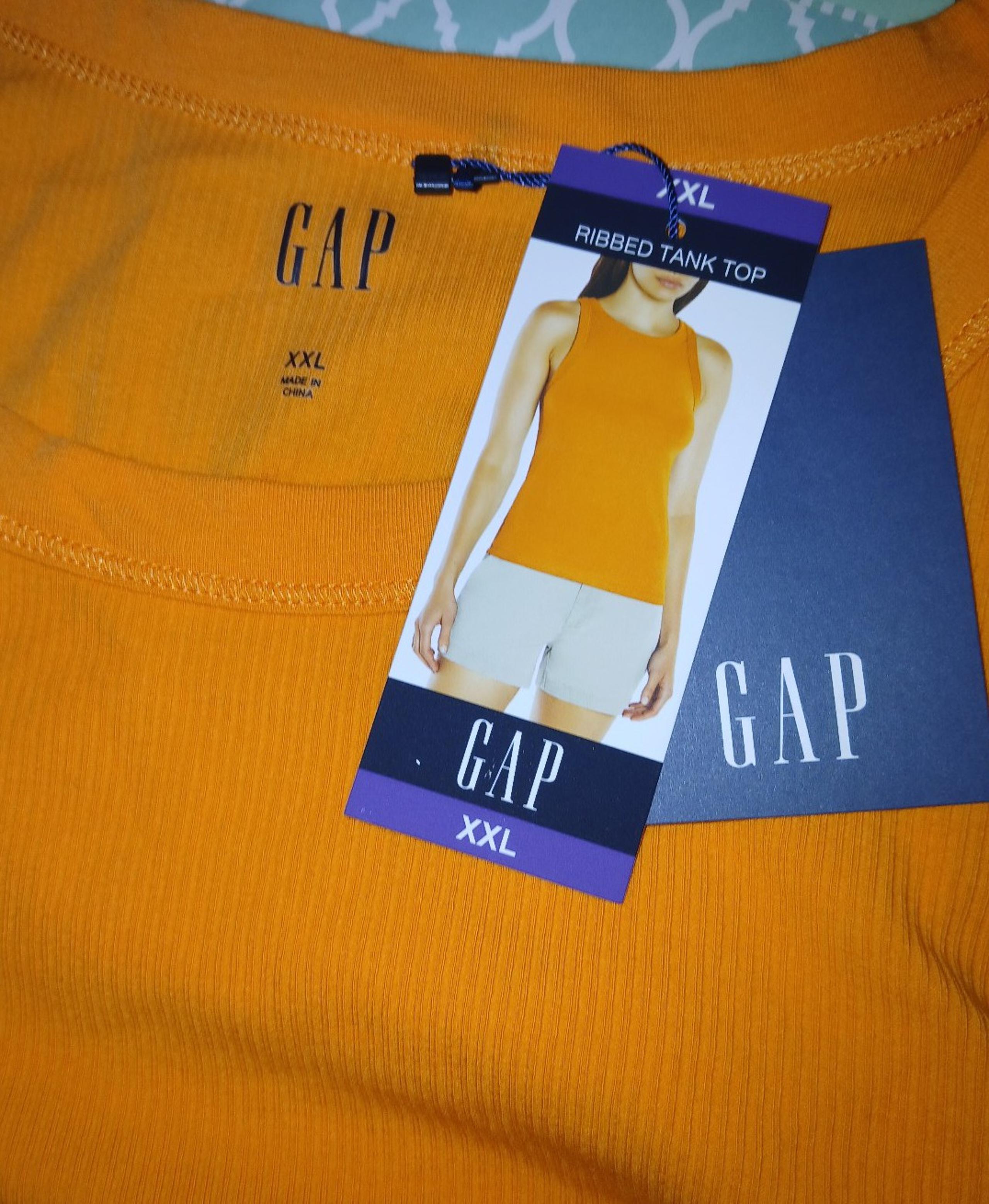 Gap Ribbed Tank Top - Size XXL