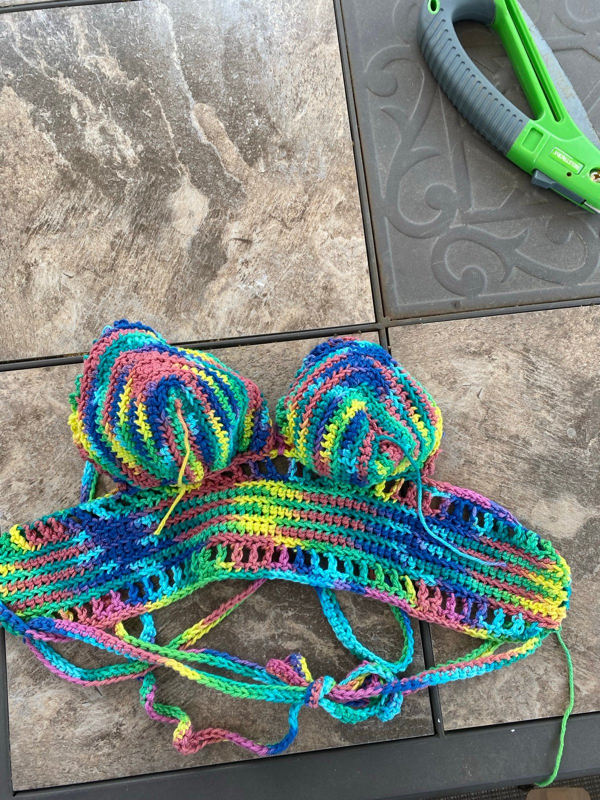 Psychedelic Crop Top