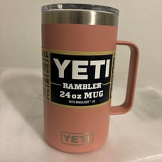 Yeti 24oz Sandstone pink Mug
