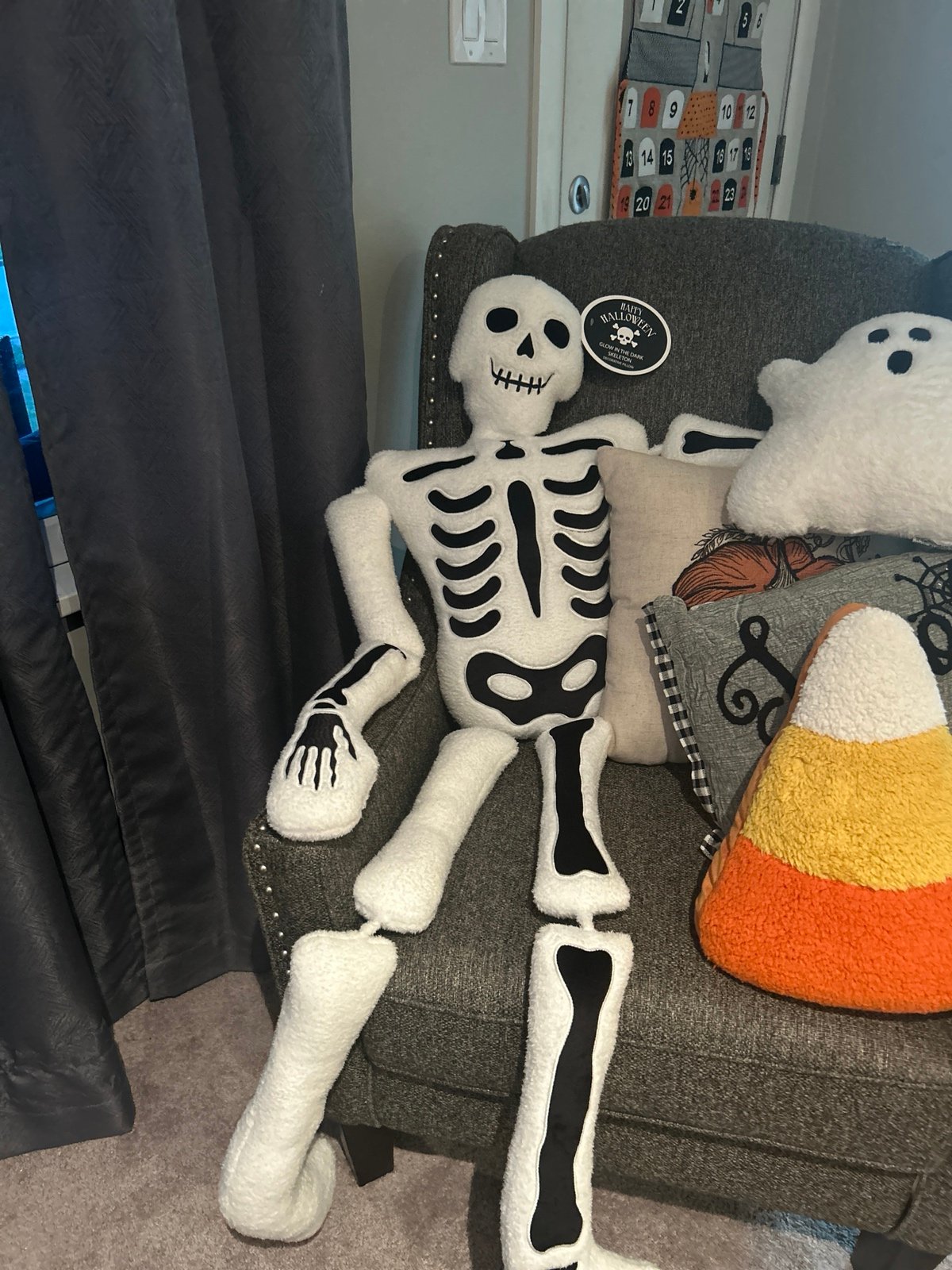 Skeleton Pillow