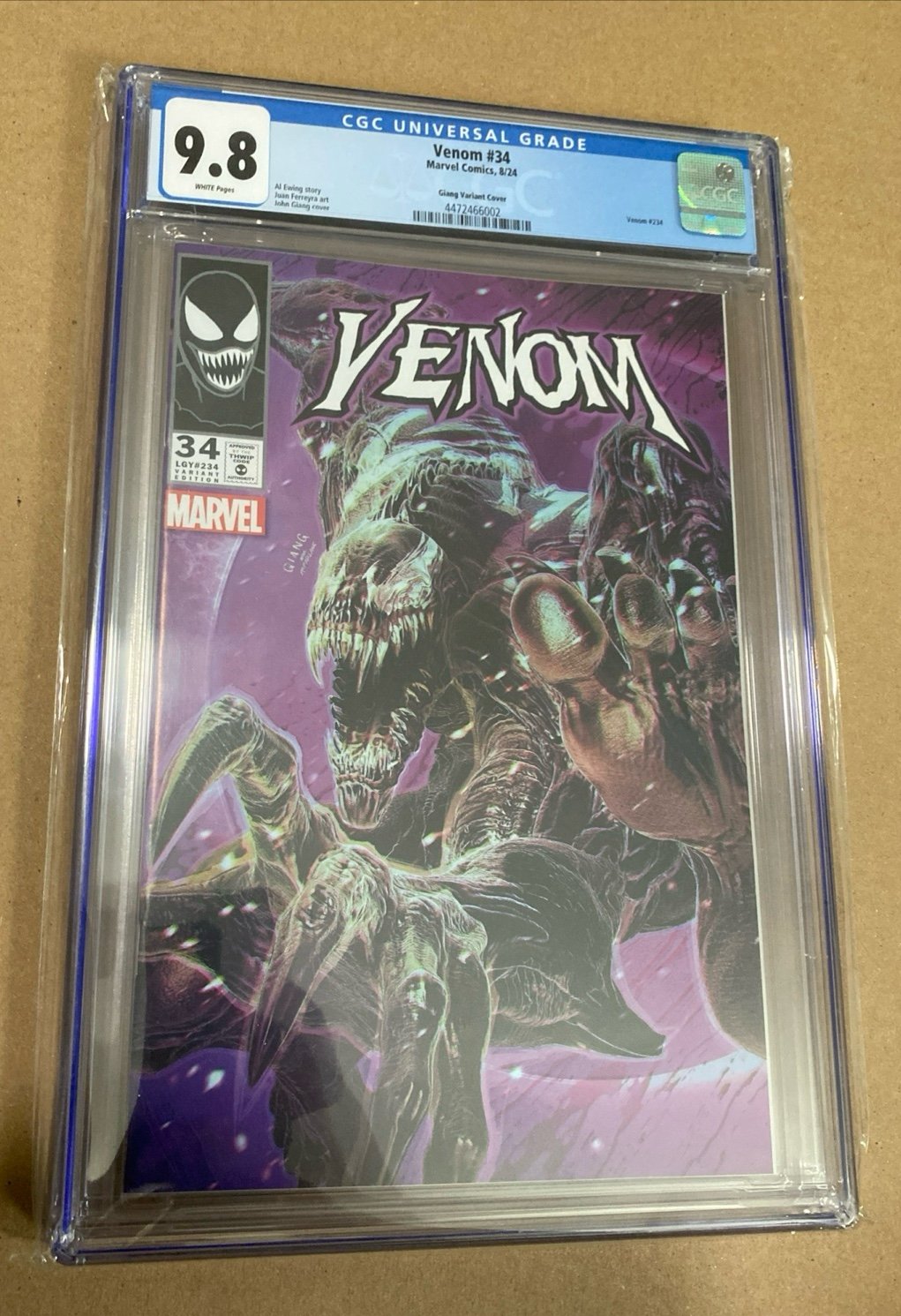 CGC 9.8 Venon #34