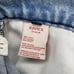 Revice Denim Distressed Raw Hem High Rise Denim Shorts Size 30