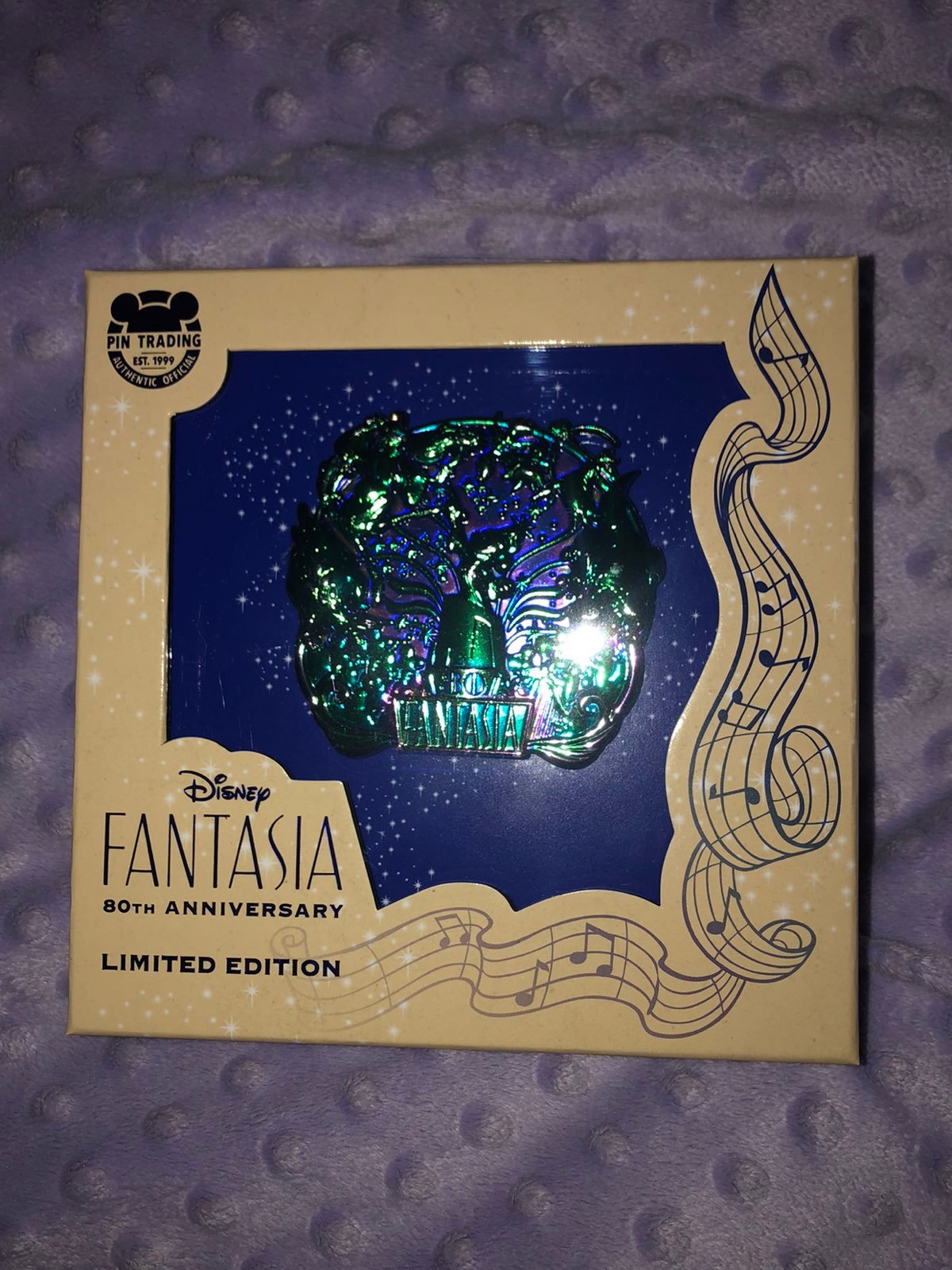 Fantasia 80th Anniversary Pin