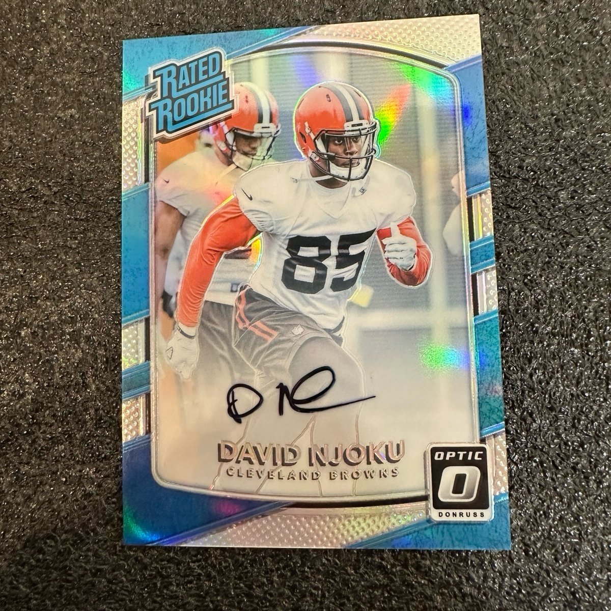 David Njoku Rookie on card auto /99