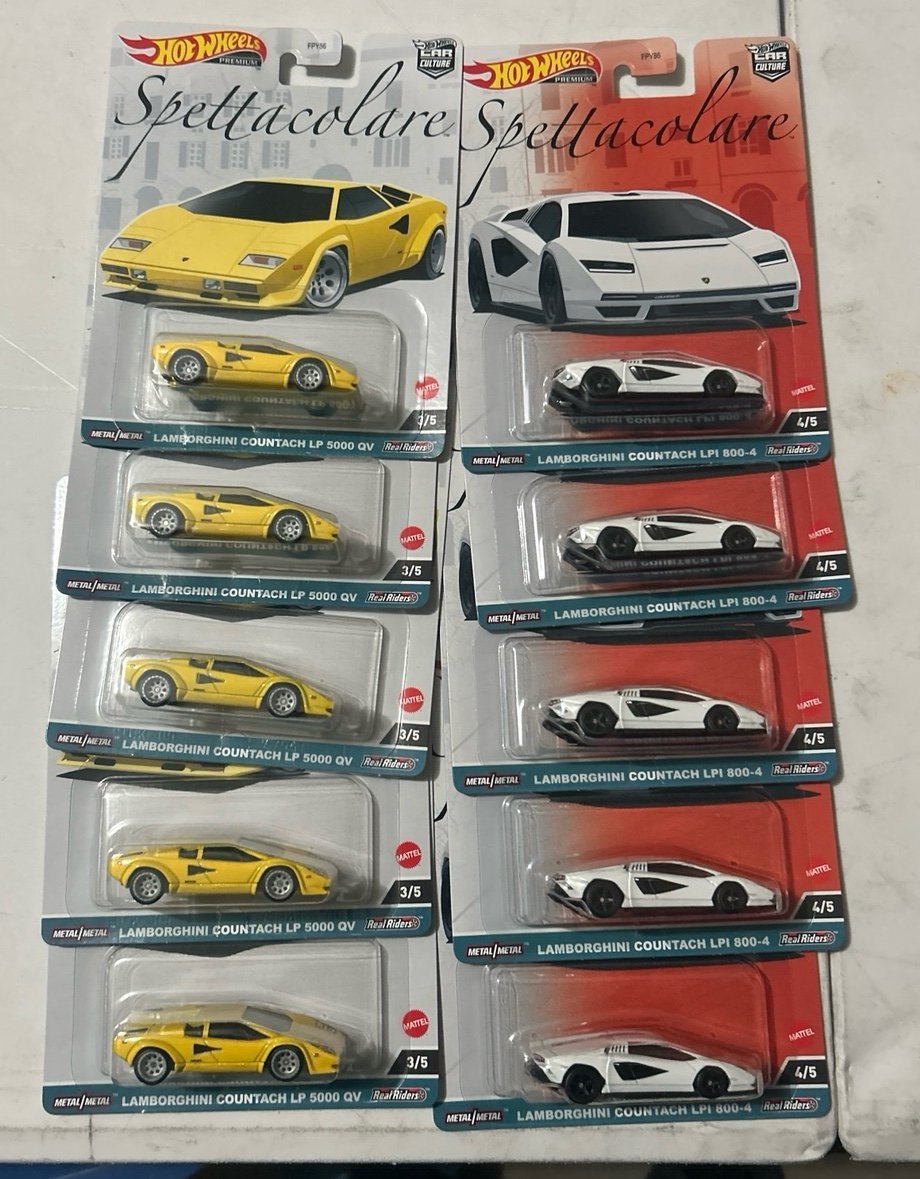 Hot wheels premium lot of 10 lambos