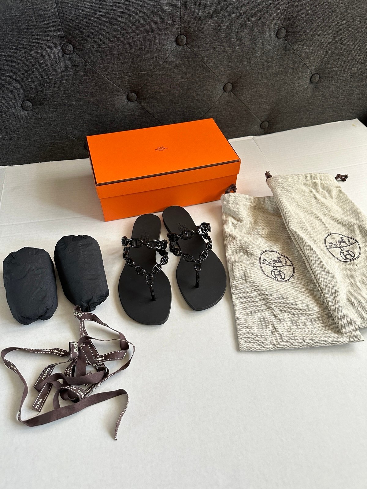 Hermes Island Sandal size Eu 38