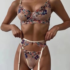 Lace Garter Sexy Erotic Pink