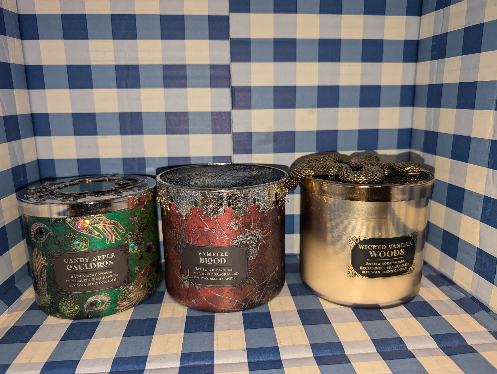 3 Bath and Body Works Fall/Halloween 2024 Three Wick Candles