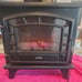 Dura Flame Black Maxwell Electric Fireplace with Heater