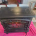 Dura Flame Black Maxwell Electric Fireplace with Heater