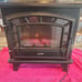 Dura Flame Black Maxwell Electric Fireplace with Heater