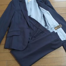LESTERA Loro Piana Pants Suit, 95% Wool, Size L, Black, Made in Japan.