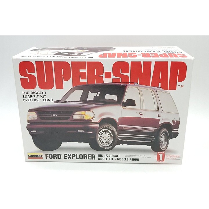 Lindberg 72613 1/20 Scale Super-Snap 1995 Chevy Blazer SUV Plastic Model Kit NOB