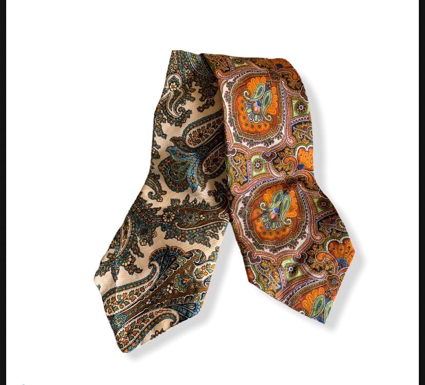 Two vintage liberty of London men's ties