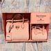 New Pink Juicy Couture Barrel Bag Gift Set of 2 Satchels Purse Velour MSRP 108
