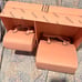New Pink Juicy Couture Barrel Bag Gift Set of 2 Satchels Purse Velour MSRP 108