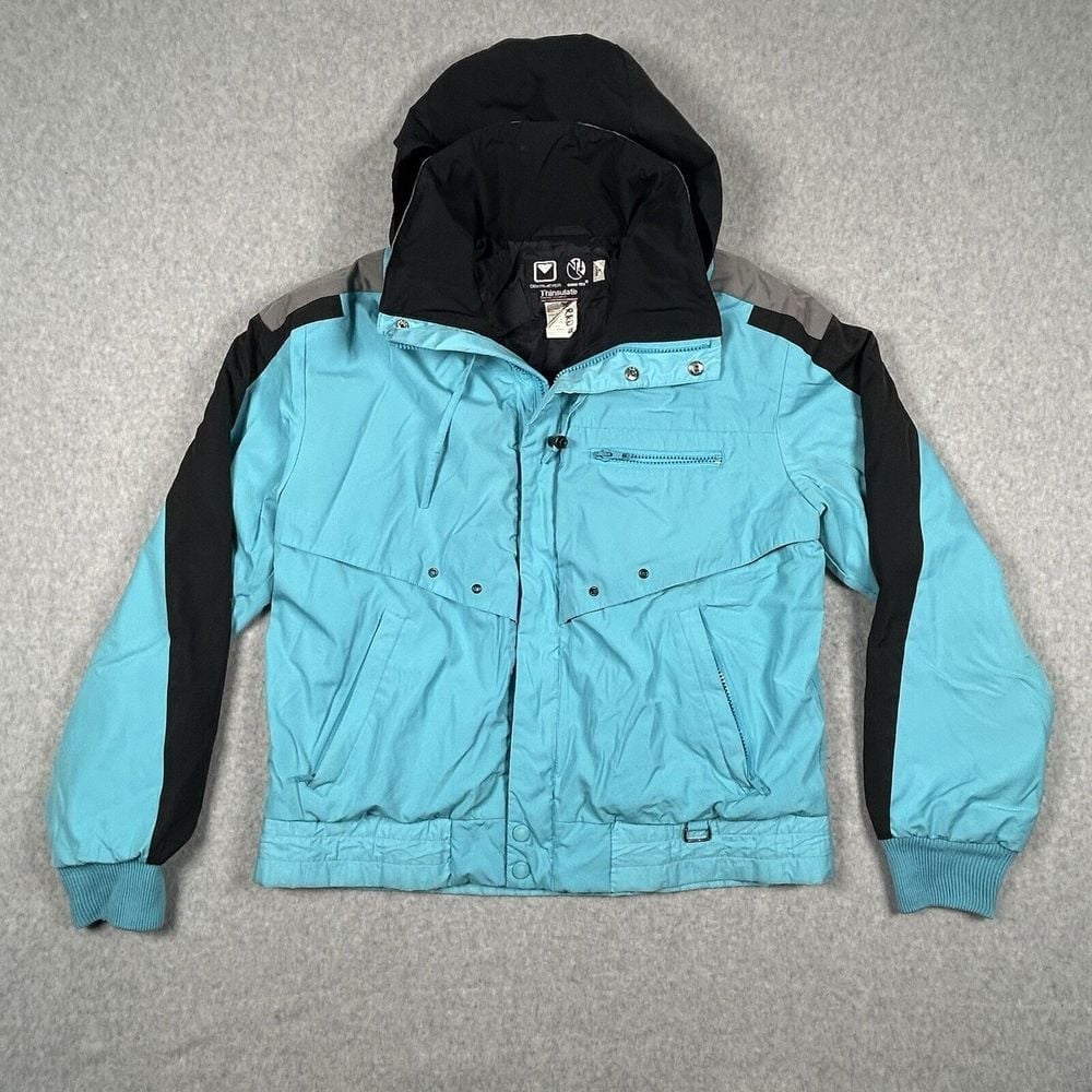 Vintage Obermeyer Ski Snowboard Jacket Mens Small Thinsulate Gore-Tex Hooded