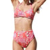 Anthropologie Maeve Women’s M Coral Palms High Waisted Bikini Bathing Suit Set