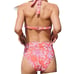 Anthropologie Maeve Women’s M Coral Palms High Waisted Bikini Bathing Suit Set