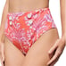Anthropologie Maeve Women’s M Coral Palms High Waisted Bikini Bathing Suit Set