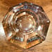 Vintage Val St. Lambert 6-LB Fine Crystalware Octagonal Ashtray
