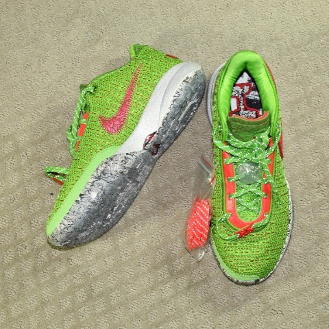 Size 10 - Nike LeBron 20 Stocking Stuffer Green Athletic Sneaker NEW