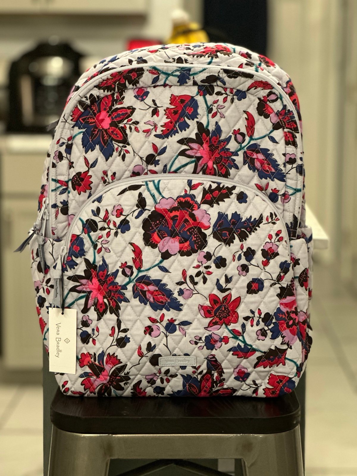 NWT Vera Bradley Essential Large Backpack Vineyard Floral 159