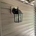 NEW Outdoor Wall Lanterns Waterproof Anti-Rust Aluminum Clear Glass 2 Pack