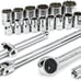 SATA 20 Pc. 1/2” Drive 6 and 12 Point SAE Socket Set-NEW
