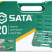 SATA 20 Pc. 1/2” Drive 6 and 12 Point SAE Socket Set-NEW