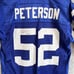 Indianapolis Colts Mike Peterson Jersey #52 Autographed Men's M NFL On Field Y2K